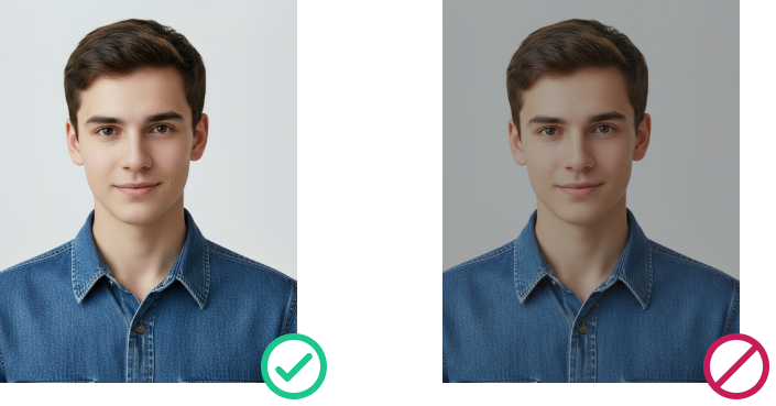foto carta identita contrasto adeguato