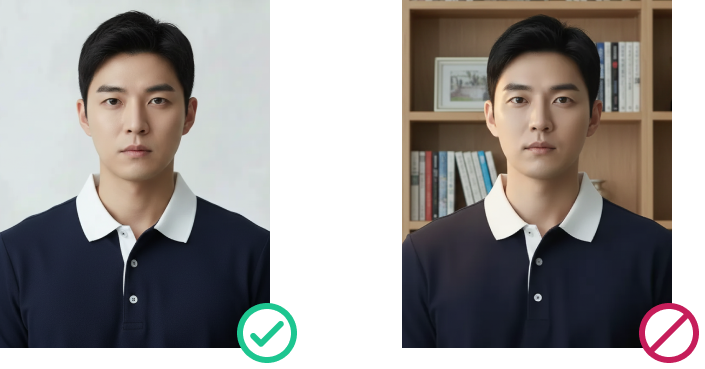 sfondo corretto e sbagliato