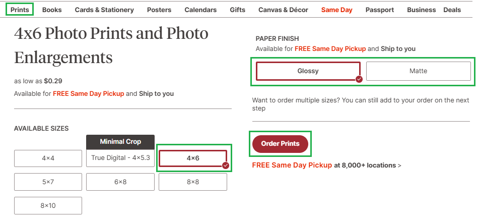 printing passport photo template at walgreens photo