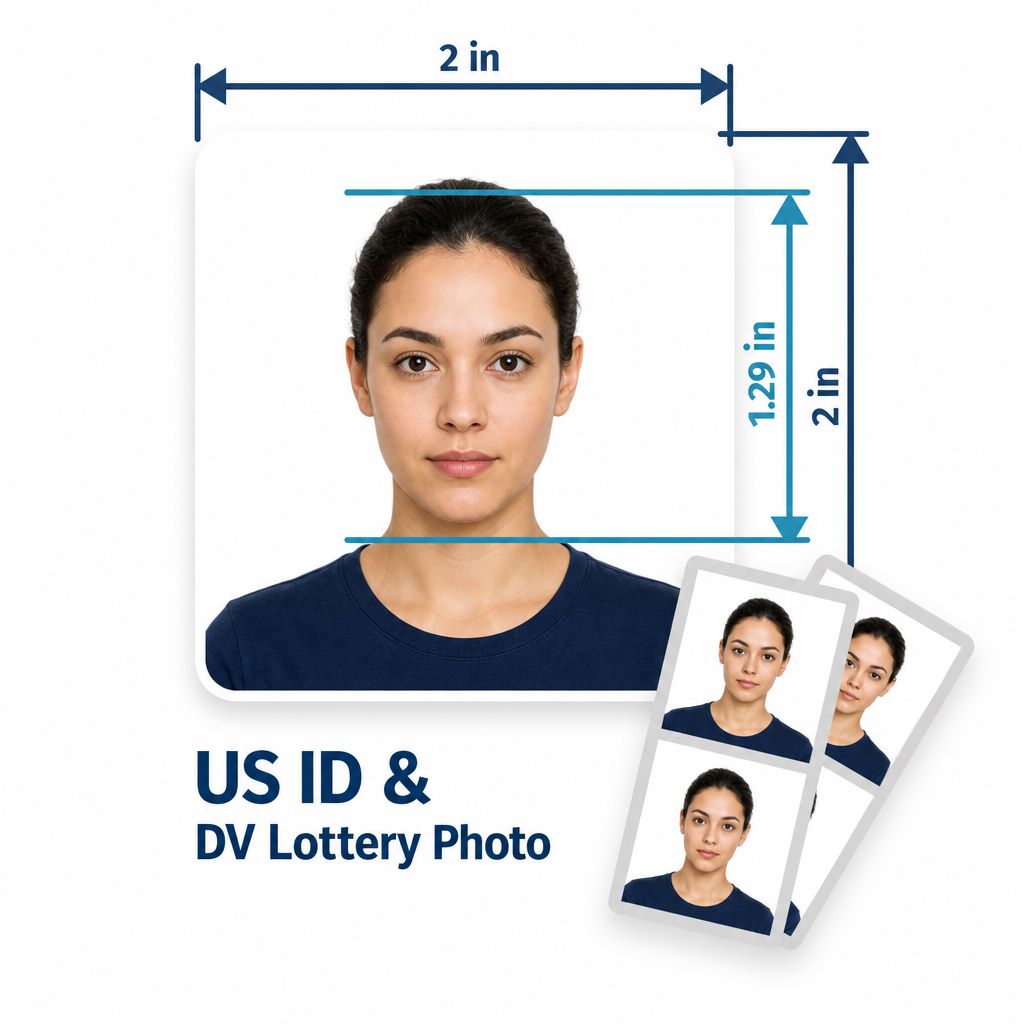US ID and DV Lottery Photo